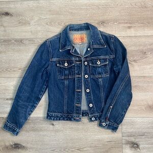 Guess Blue Jean Jacket Size M (Juniors)